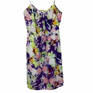 J. Crew Seaside Cami Dress Floral Print Spaghetti